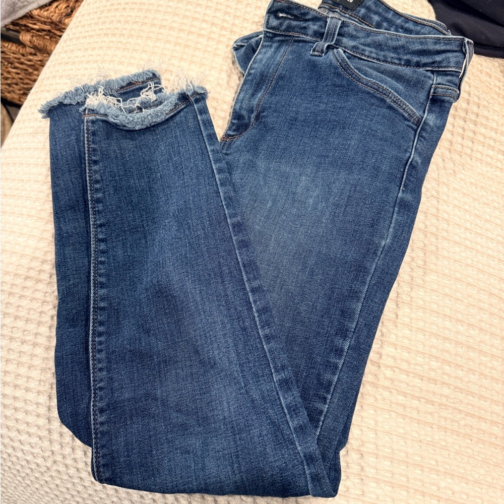 Just black denim jeans